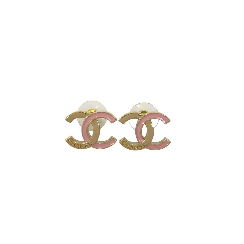 CHANEL Pink Logo Earrings - Picture 3 of 4